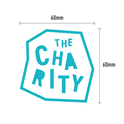 THE CHARITY｜ワンコインステッカー（デザイン②）