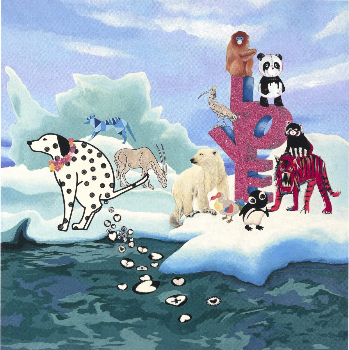 ghost angel Team Shinichi HarA「GLOBAL WARMING-2 (SUPER Love DOG SERIES TRAVELING the WORLD)」