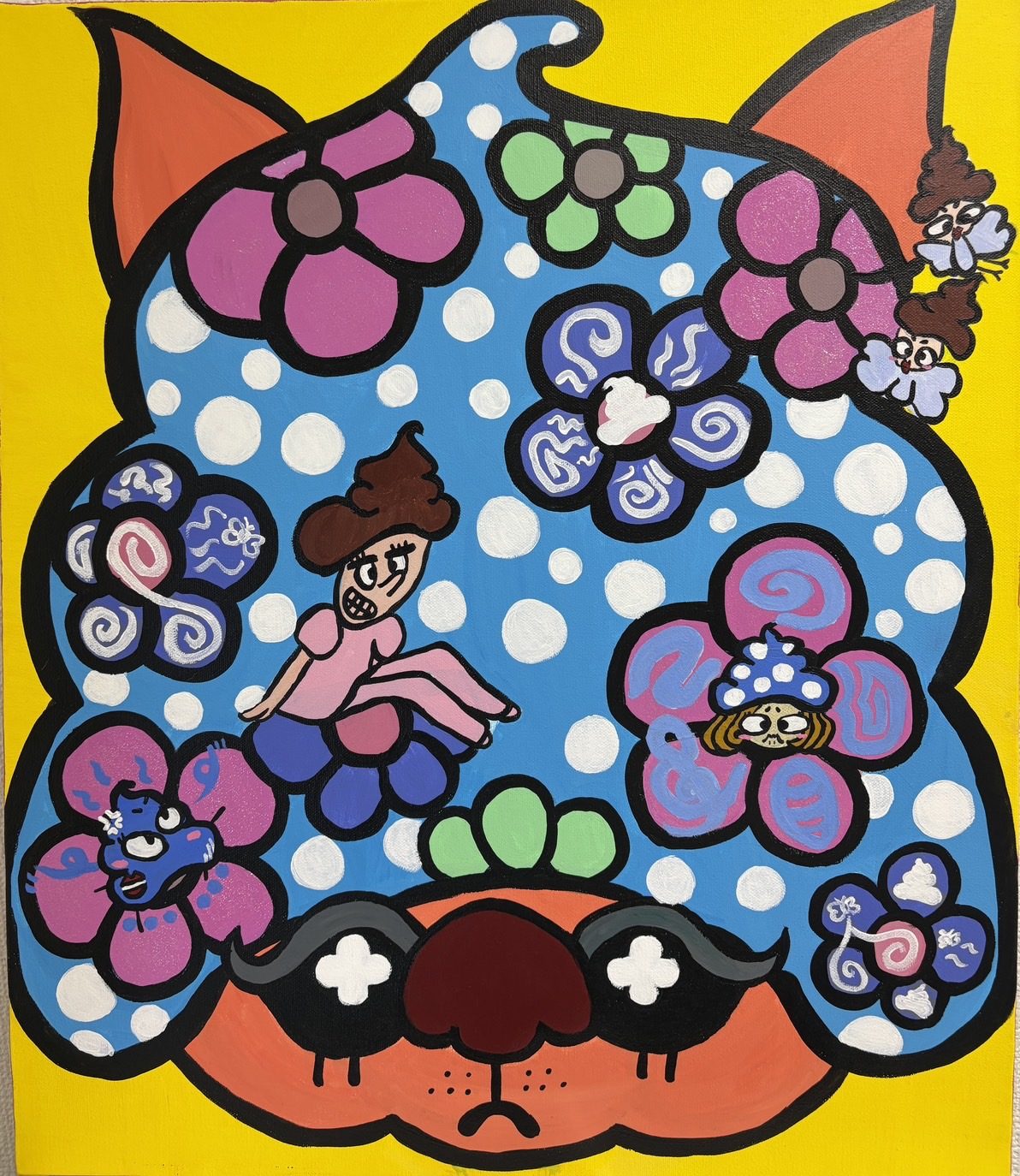 Otsuji Art「uncoの住民 with dog」